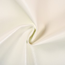 Ткань Дерматин (Кожзам) для мебели (Ширина 138см), цвет Белый (на отрез) в Мурманске