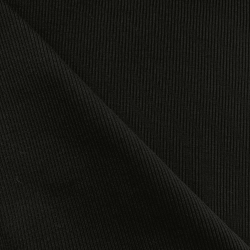 Ткань Кашкорсе, 420гм/2, 110см, цвет Черный (на отрез) в Мурманске