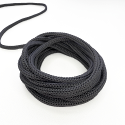 Шнур для одежды d-4.5мм, цвет Серый (на отрез)  в Мурманске
