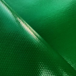 Ткань ПВХ 600 гр/м2 плотная (Ширина 1,5м), цвет Зелёный (на отрез) в Мурманске