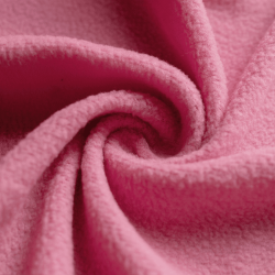Флис Односторонний 130 гр/м2, цвет Розовый (на отрез)  в Мурманске