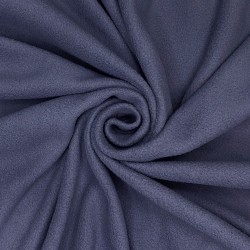 Ткань Флис Односторонний 130 гр/м2 (Ширина 150см), цвет Темно-серый (на отрез) в Мурманске