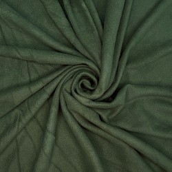Ткань Флис Односторонний 130 гр/м2 (Ширина 150см), цвет Темный хаки (на отрез) в Мурманске