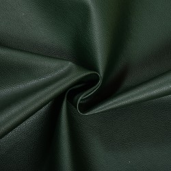 Эко кожа (Искусственная кожа) (Ширина 138см, цвет Темно-Зеленый (на отрез) в Мурманске