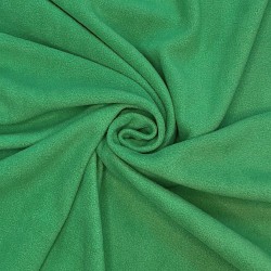 Ткань Флис Односторонний 130 гр/м2 (Ширина 150см), цвет Зелёный (на отрез) в Мурманске