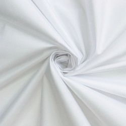 Ткань Дюспо 240Т  WR PU Milky (Ширина 150см), цвет Белый (на отрез) в Мурманске