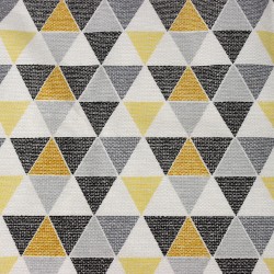 Интерьерная ткань Дак (DUCK) (ширина 1,8м), принт &quot;Малые Треугольники&quot; (на отрез) в Мурманске