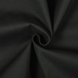Ткань Канвас 35/65 (Ширина 150см), цвет Черный (на отрез) в Мурманске