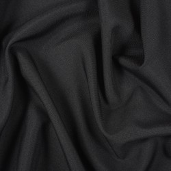 Ткань Габардин (100%пэ) (Ширина 150см), цвет Черный (на отрез) в Мурманске