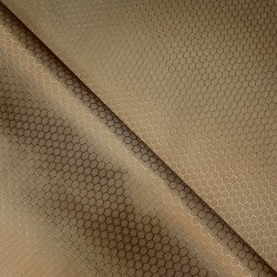 Ткань Oxford 300D PU Рип-Стоп СОТЫ, цвет Светло-Коричневый (на отрез) в Мурманске