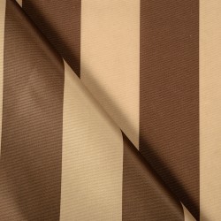 Ткань Oxford 300D PU (Ширина 1,48м), Бежево-Коричневая полоса (на отрез) в Мурманске