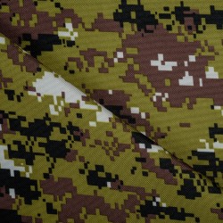 Ткань Oxford 600D PU (Ширина 1,48м), камуфляж Цифра Зеленая (на отрез) в Мурманске