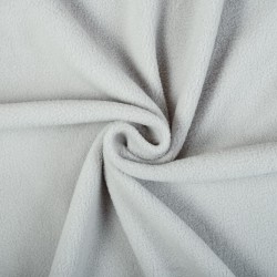 Ткань Флис Односторонний 180 гр/м2 (Ширина 150см), цвет Светло-Серый (на отрез) в Мурманске