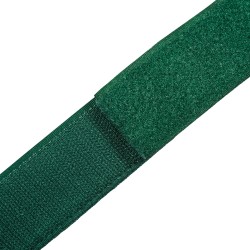 Контактная лента 40мм (38мм) цвет Зелёный (велькро-липучка, на отрез) в Мурманске