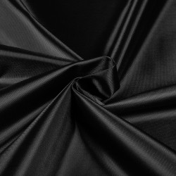 *Ткань Оксфорд 210D PU, цвет Черный (на отрез)  в Мурманске