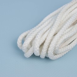 Шнур с сердечником, цвет Белый (плетено-вязанный, плотный) в Мурманске