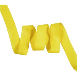 Окантовочная лента-бейка, цвет Жёлтый 22мм (на отрез) в Мурманске