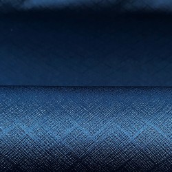 Ткань Блэкаут для штор светозатемняющая 100% (Ширина 280см)  &quot;Орнамент Синий&quot; (на отрез) в Мурманске
